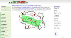 Desktop Screenshot of harzsuche.de